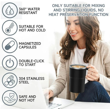 Mini Electric Coffee Self Mixing Mug