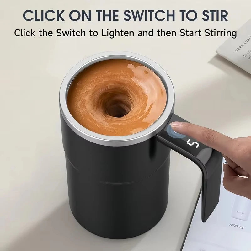 Mini Electric Coffee Self Mixing Mug